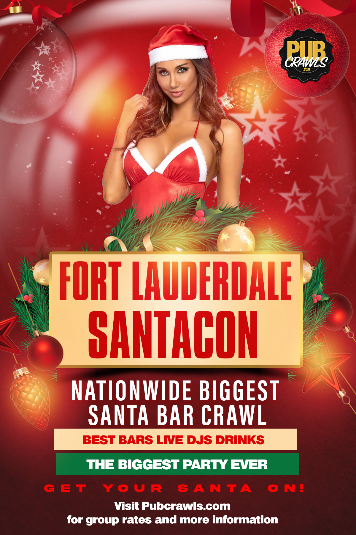 Fort Lauderdale SantaCon Crawl